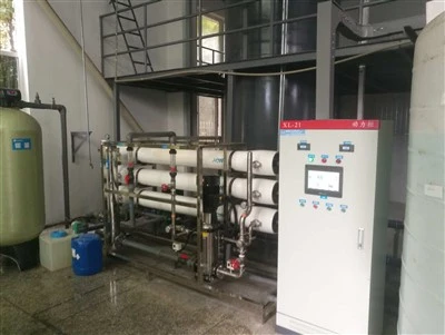 Máquina de agua pura por ósmosis inversa para preparar la solución