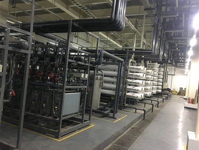 Máquina desalinizadora de agua salada para central térmica
